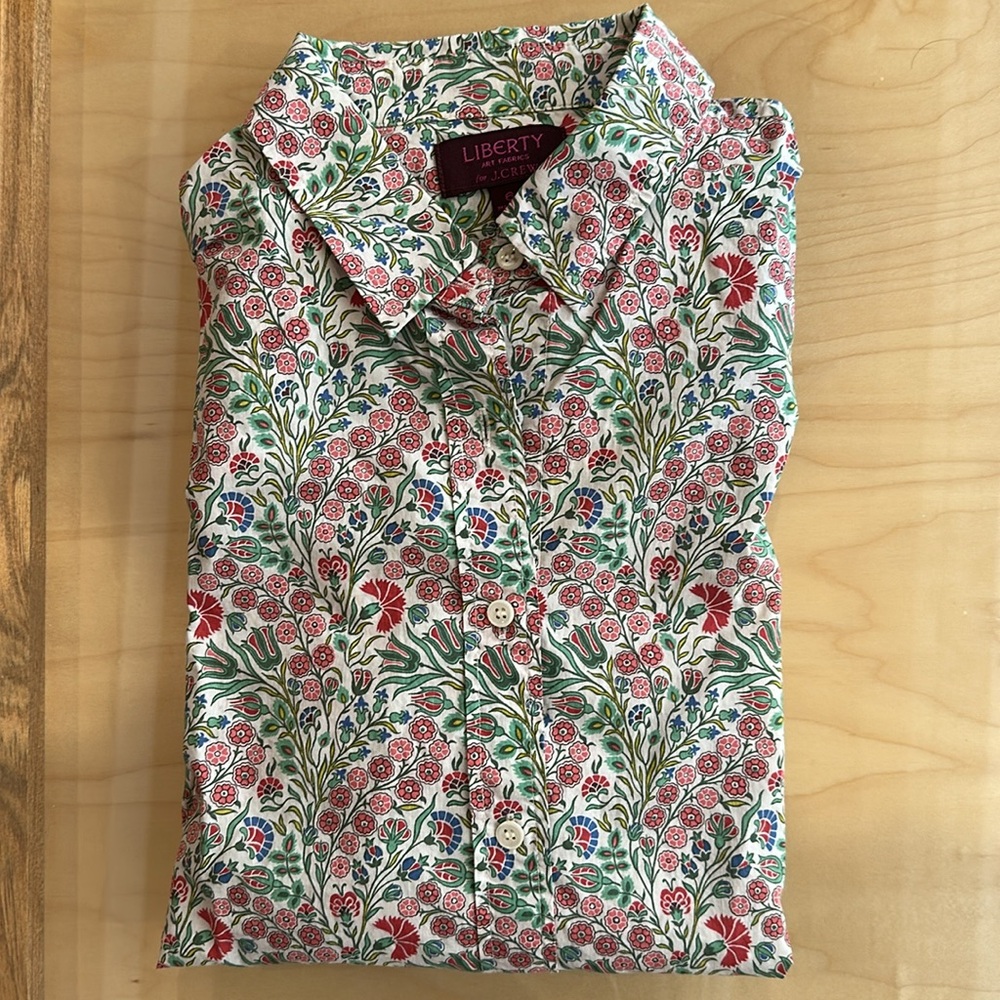 J. Crew Button Up in Liberty Floral Print